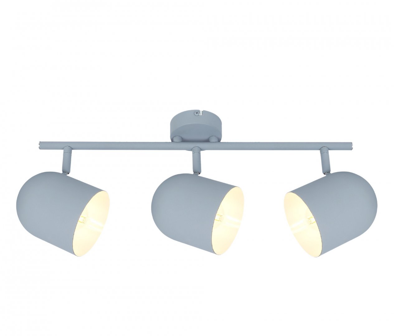 LAMPA SUFITOWA AZURO LISTWA 3XE27 SZARY