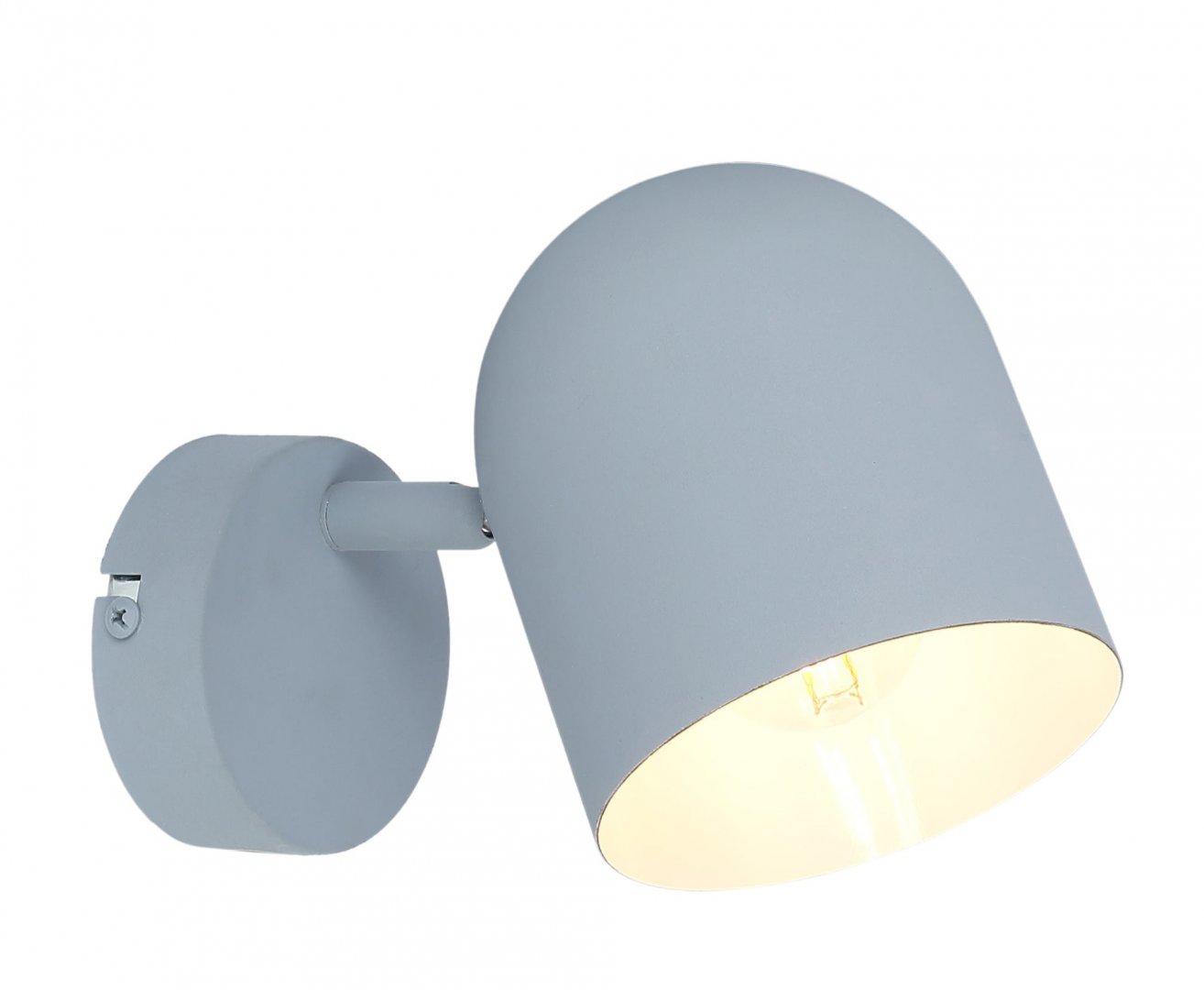 LAMPA KINKIET AZURO 1XE27 SZARY