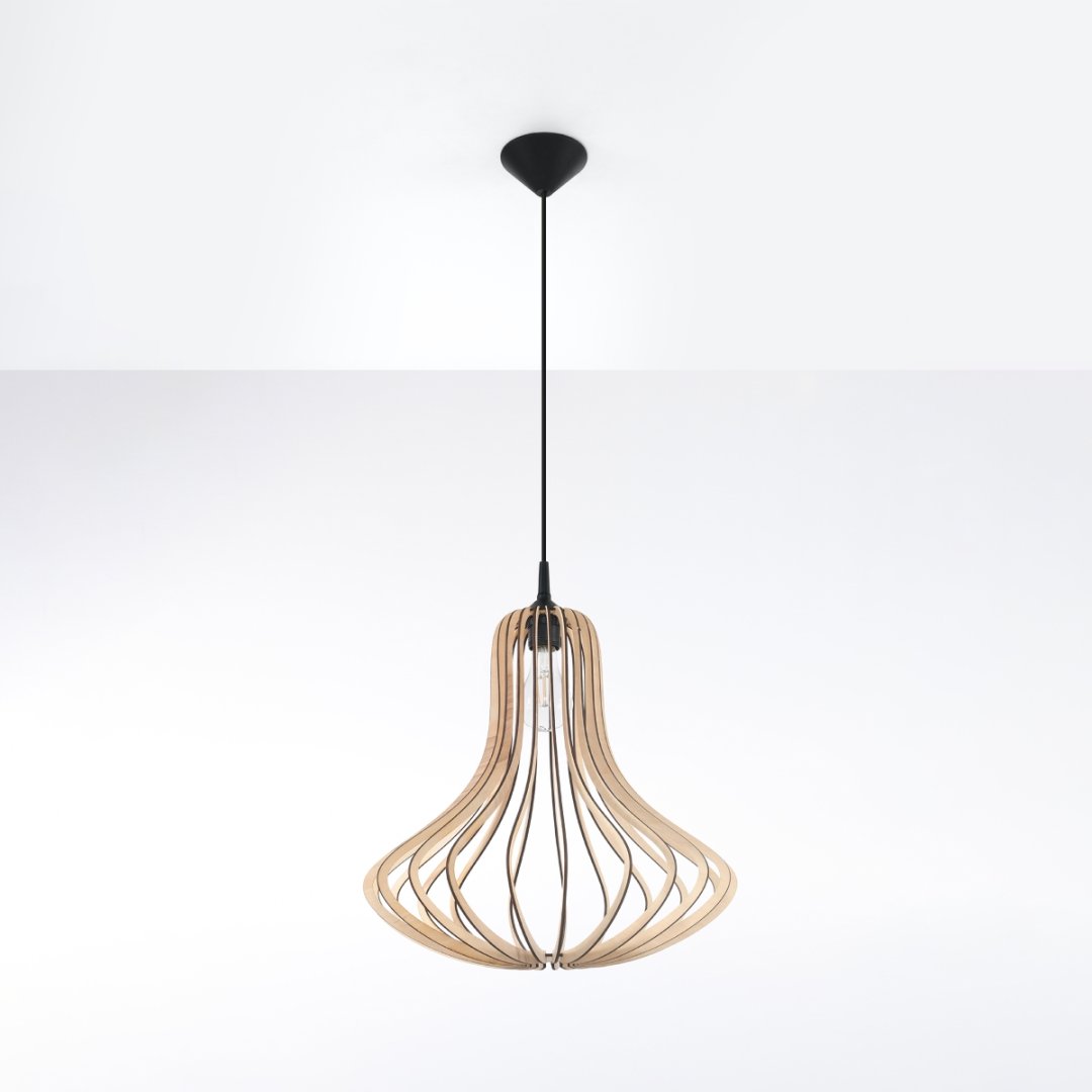 Lampa drewniana wisząca ELZA (SL.0641)