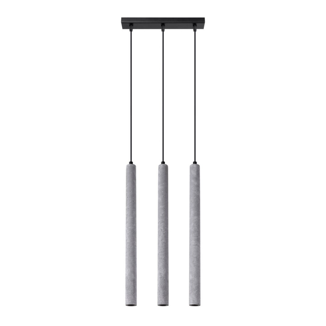 Żyrandol loftowy - lampa z betonu tuby wiszące PASTELO 3(SL.1272)