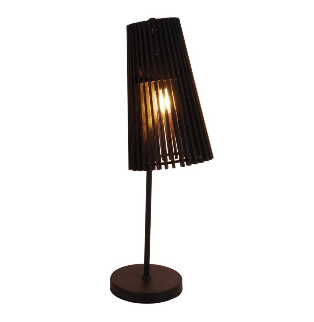 Lampa nocna, lampa do sypialni OSAKA 1xE27 CZARNA