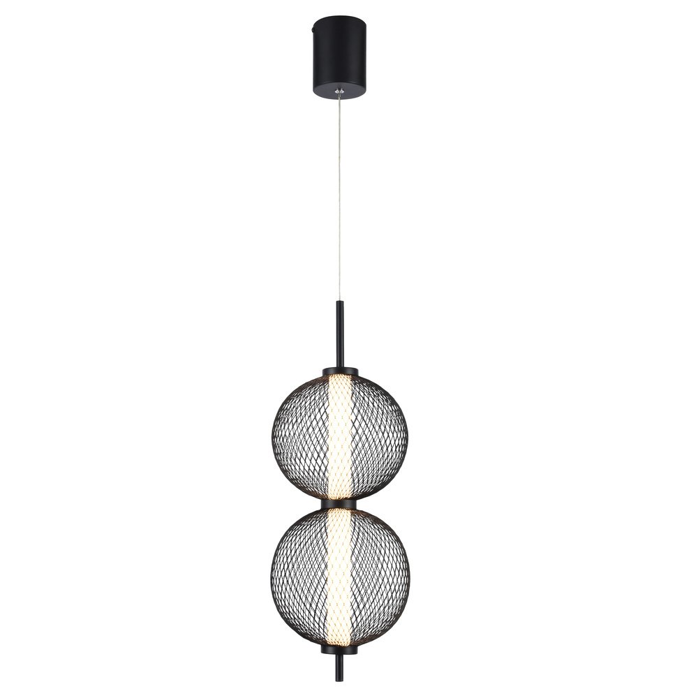 Czarna lampa wisząca LED 150 cm 3000K PUMA (32-35356)