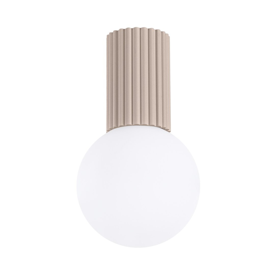 Lampa łazienkowa IP44 aluminium ryflowane HALO taupe