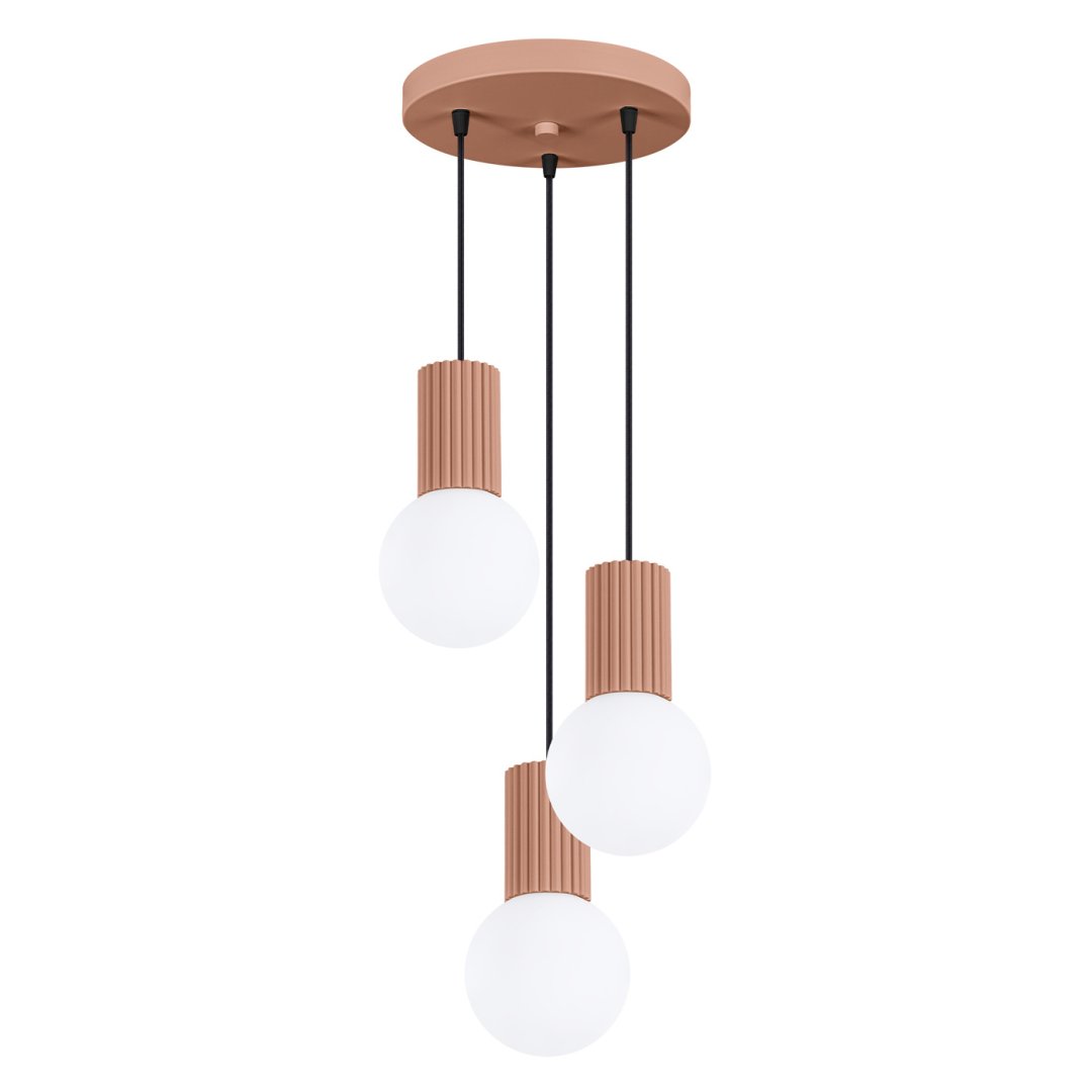 Lampa wisząca potrójna HALO mocca