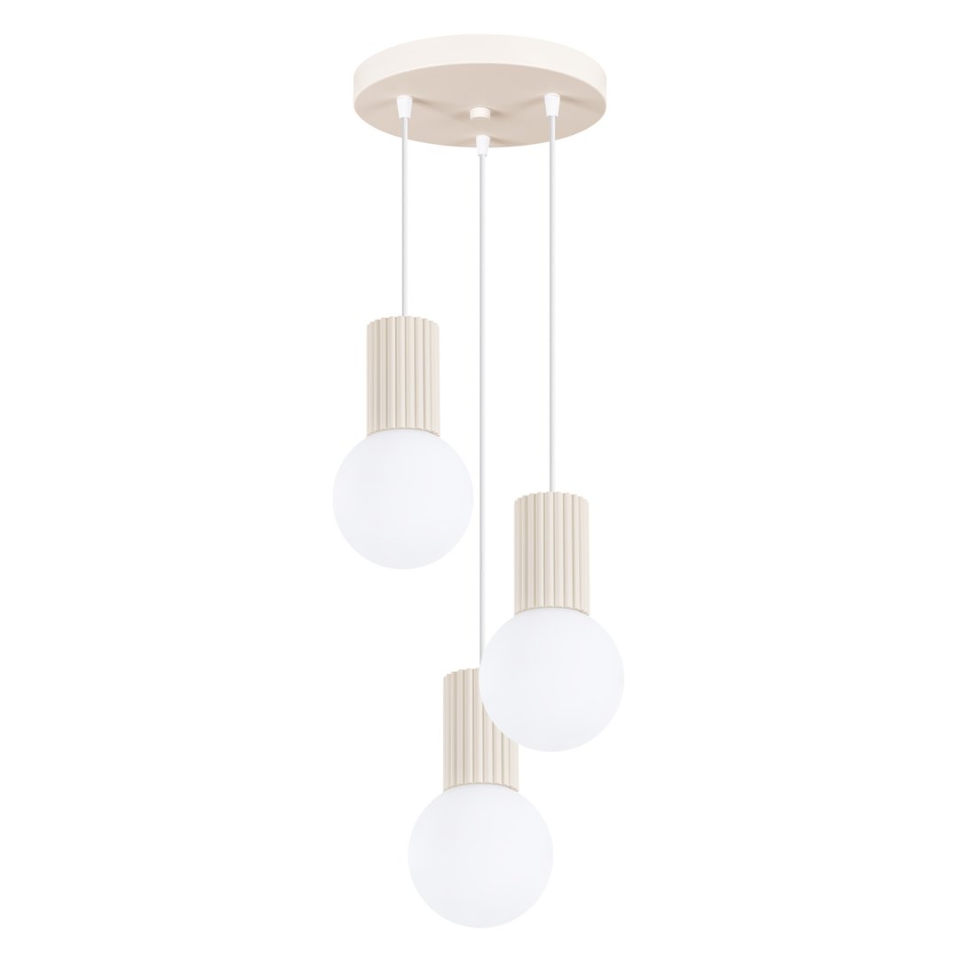 Lampa wisząca kaszmirowa potrójna HALO