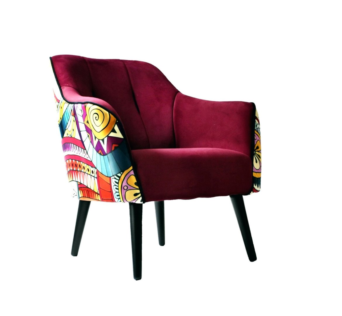 Mały fotel do salonu nowoczesny KAORI