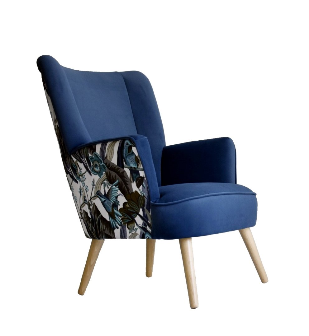 Mały fotel uszak ZOE