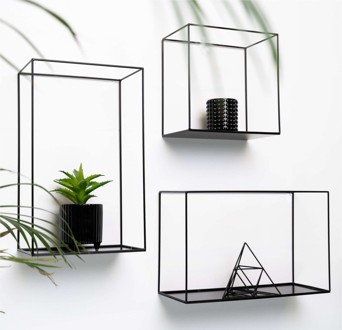 Półki ścienne minimalistyczne zestaw 3 szt.