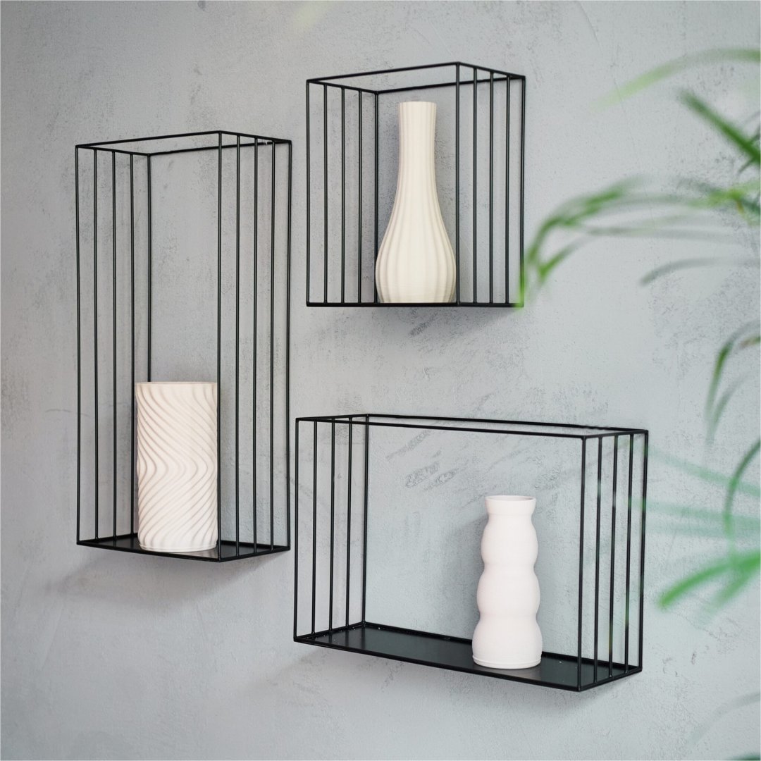 Półki ścienne loftowe zestaw 3 szt.