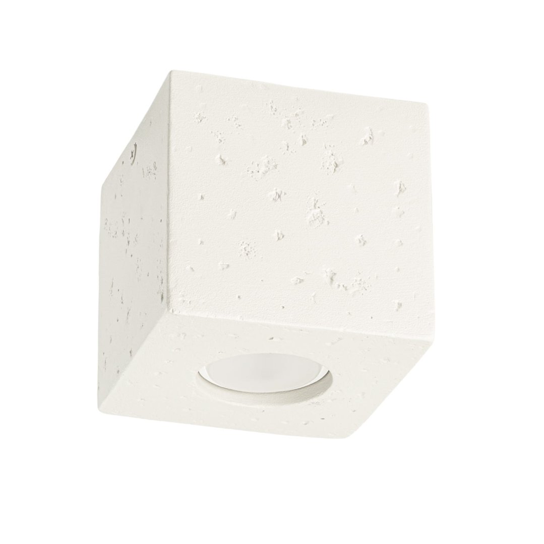 Lampa sufitowa plafon sufitowy beton QUAD beżowy