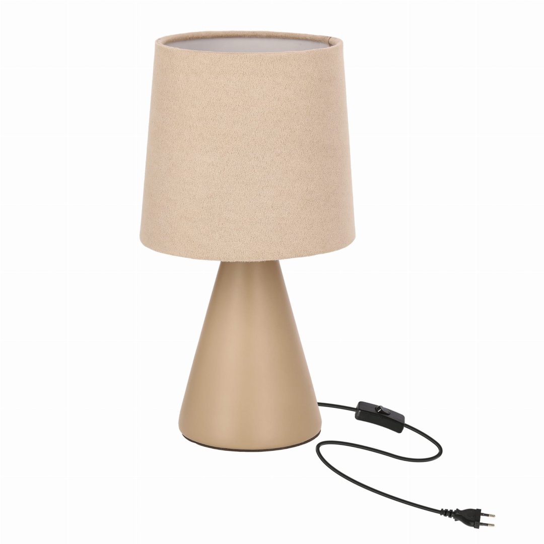 Lampka nocna brązowa ceramiczna 1xE14 40W SATTI