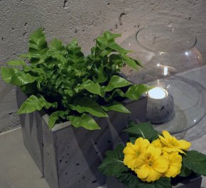 ZEN LL - Kwadratowa Donica z betonu