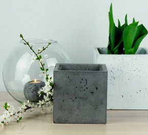 ZEN L - Kwadratowa Donica z betonu