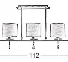 LAMPA SUFITOWA ESTERA E14 CHROM