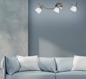 LAMPA ŚCIENNA SELIA LISTWA 3X G9 SATYNA