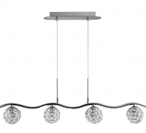 LAMPA SUFITOWA WISZĄCA STARLET 4xG9 CHROM