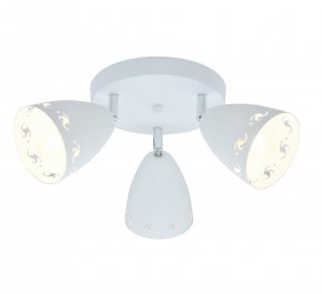 LAMPA SUFITOWA COTY PLAFON 3X40W E14 BIAŁY