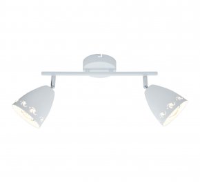 LAMPA SUFITOWA COTY LISTWA 2X40W E14 BIAŁY