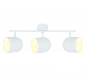 LAMPA SUFITOWA AZURO LISTWA 3XE27 BIAŁY