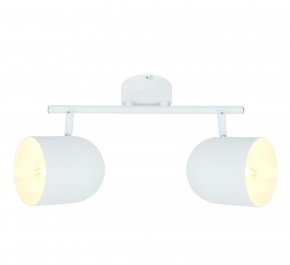 LAMPA SUFITOWA AZURO LISTWA 2XE27 BIAŁY