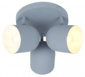 LAMPA SUFITOWA AZURO PLAFON 3XE27 SZARY