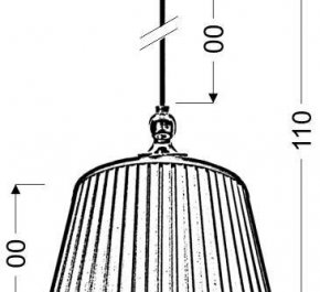 LAMPA WISZĄCA AMORE 1XE27 CZARNY