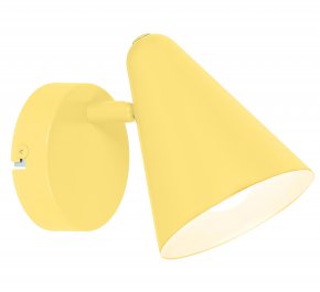 LAMPA KINKIET AMOR 1xE14 ŻÓŁTY