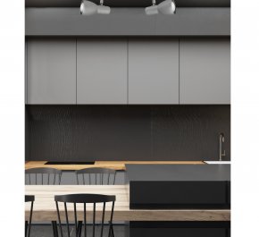 LAMPA SUFITOWA PICARDO LISTWA 2xE14 SREBRNA