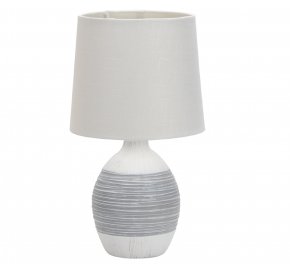 LAMPKA NOCNA AMBON 1X40W E14 SZARY