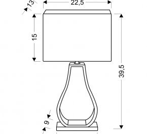 FEMO LAMPKA na biurko 1X60W E27 beżowy