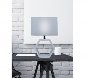 LAMPA GABINETOWA STOŁOWA VIDAL 1X40W E27 GRAFITOWY