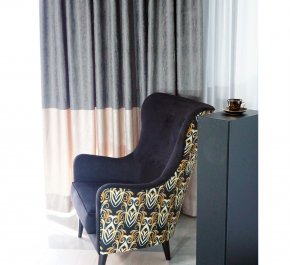 Uszak Fotel PAUSA motyw ARTDECO