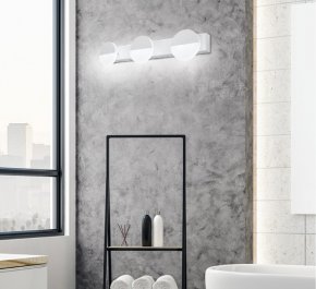 SING KINKIET ŁAZIENKOWY 3X3W LED BIAŁY 4000K