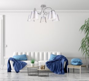 LAMPA SUFITOWA LUK 5X40W E14 CHROM