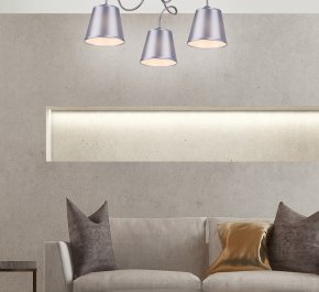 LAMPA SUFITOWA LUK 3X40W E14 CHROM