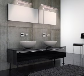 KINKIET ŁAZIENKOWY FORTE 5W LED RURKA OKRĄGŁA SATYNA