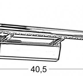 KINKIET ŁAZIENKOWY FORTE 5W LED RURKA OKRĄGŁA CHROM