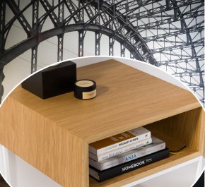 TRINI Stolik nocny loft