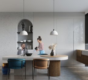 LAMPA NAD STÓŁ z betonu PABLITO (SL.0847)