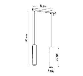 LAMPA NAD STÓŁ z betonu LUVO 2 (SL.0654)