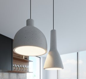 LAMPA NAD WYSPĘ z betonu EMPOLI (SL.0280)
