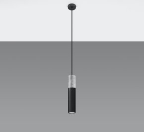 LAMPA NAD WYSPĘ czarna, pojedyncza BORGIO 1 (SL.0650)