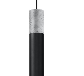LAMPA NAD WYSPĘ czarna, pojedyncza BORGIO 1 (SL.0650)