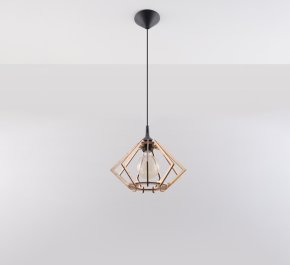 Żyrandol drewniany POMPELMO (SL.0393)