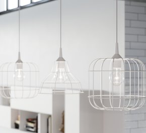 LAMPA nad stół, żyrandol biały ANATA (SL.0145)