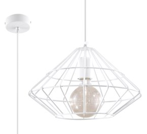 LAMPA sufitowa do kuchni, żyrandol biały UMBERTO (SL.0293)