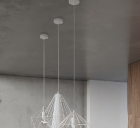 LAMPA sufitowa do kuchni, żyrandol biały UMBERTO (SL.0293)