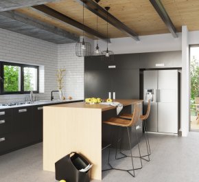 ŻYRANDOL LOFT CZARNY ANATA (SL.0146)