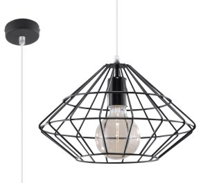 LAMPA sufitowa do kuchni, żyrandol czarny UMBERTO (SL.0294)