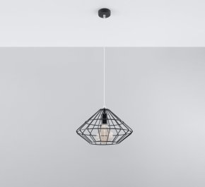 LAMPA sufitowa do kuchni, żyrandol czarny UMBERTO (SL.0294)